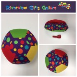 Balloon Ball Cover - Purple with Colourful Dots  Balloon Ball Cover - Purple with Colourful Dots